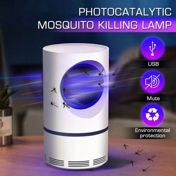 🦟 USB Mosquito Killer Lamp – Silent, Portable & Chemical-Free