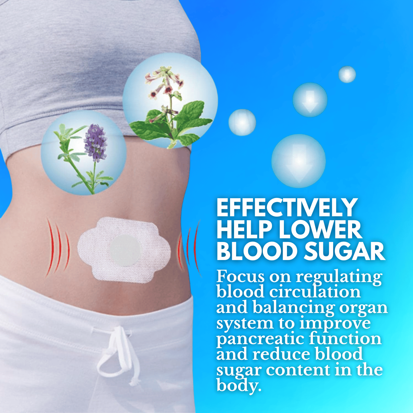 GlucoCare Sugar Control Foot Patches (10 Pcs)