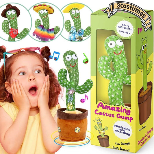 Rechargeable Cactus Talking / Voice Recording Toy